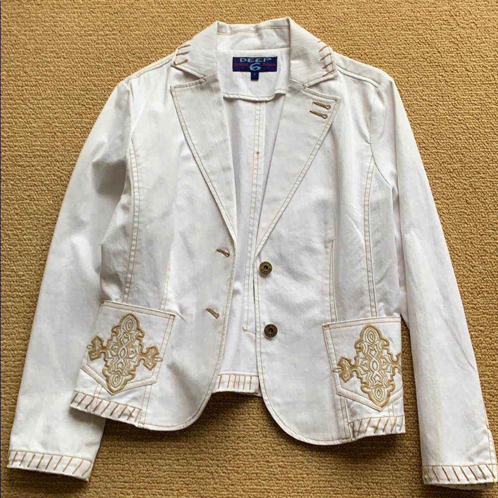 White Denim Jacket